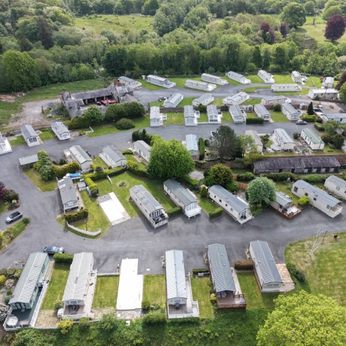 Mobile Home Park aerial view